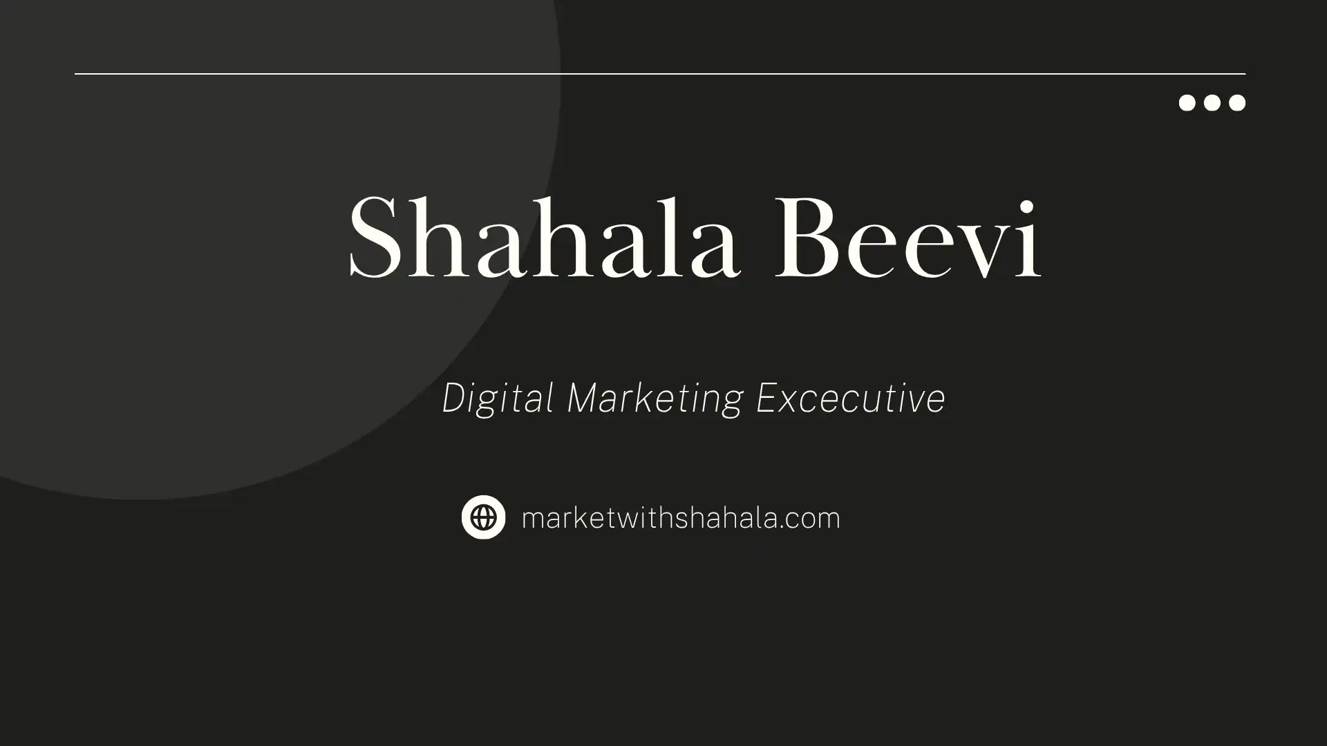 Portfolio page 1 Market with Shahala